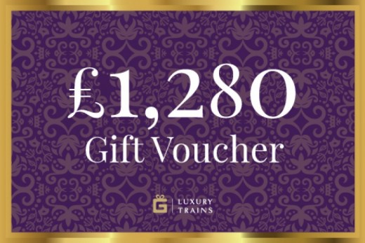 £1280 Luxury Train Gift Voucher