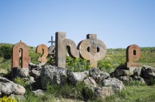 Armenian Alphabet monument, Amberd fortress and winery group tour