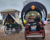 Horse drawn carriage ride with afternoon cream tea for two