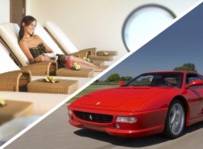 Superfast Ferrari Driving or Spa Day for Two