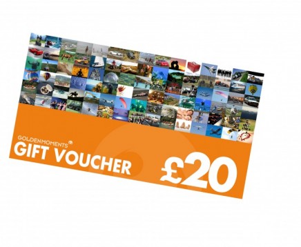 Enjoy £20 to spend on our range of gift experiences