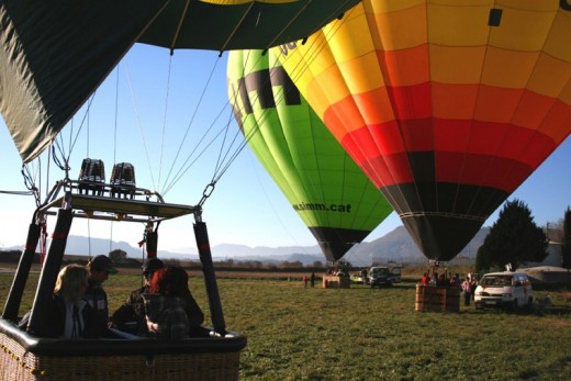 Balloon Flight over Savoy (France)