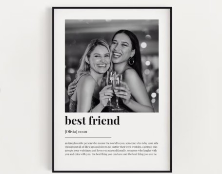 Personalised Best Friend Print