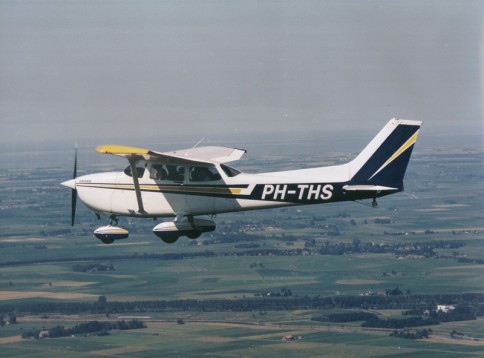 Flying lesson in the area of Leipzig