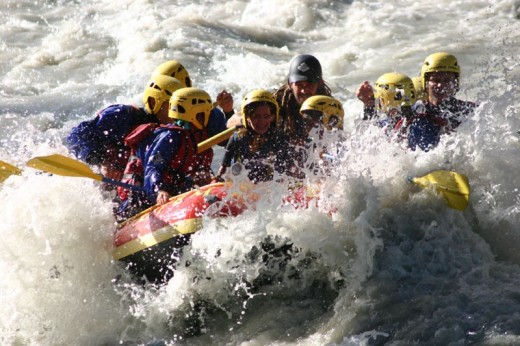 wild water rafting