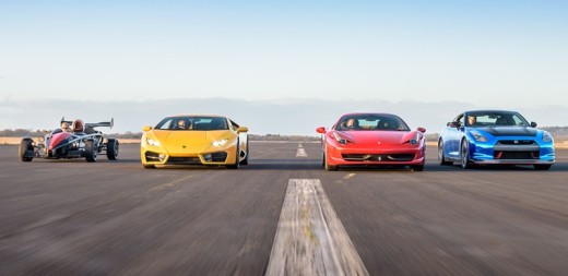 Drive 12 Miles in 4 Supercars including Hot Ride