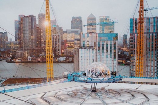 Snow Globe Climb – Up at The O2