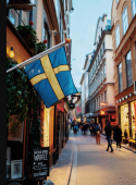 Sailing in Stockholm, in a Swedish archipelago