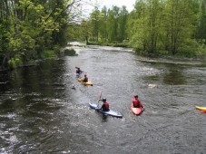 Kayak and climbing weekend