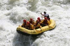 Rafting in Trentino, Italy