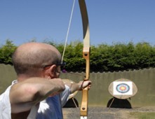 Mud Assault and Archery Course in Carmarthenshire