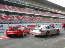 Driving a Ferrari 430 F1 Jarama, Madrid - 1 lap