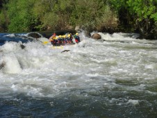 White water rafting for four in Lapland
