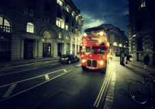 Vintage London haunted bus and walking tour