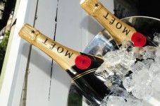 2 Half Bottles of Personalised Moet