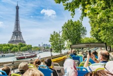 Paris Hop-On Hop-Off Bus Tour + Seine Cruise